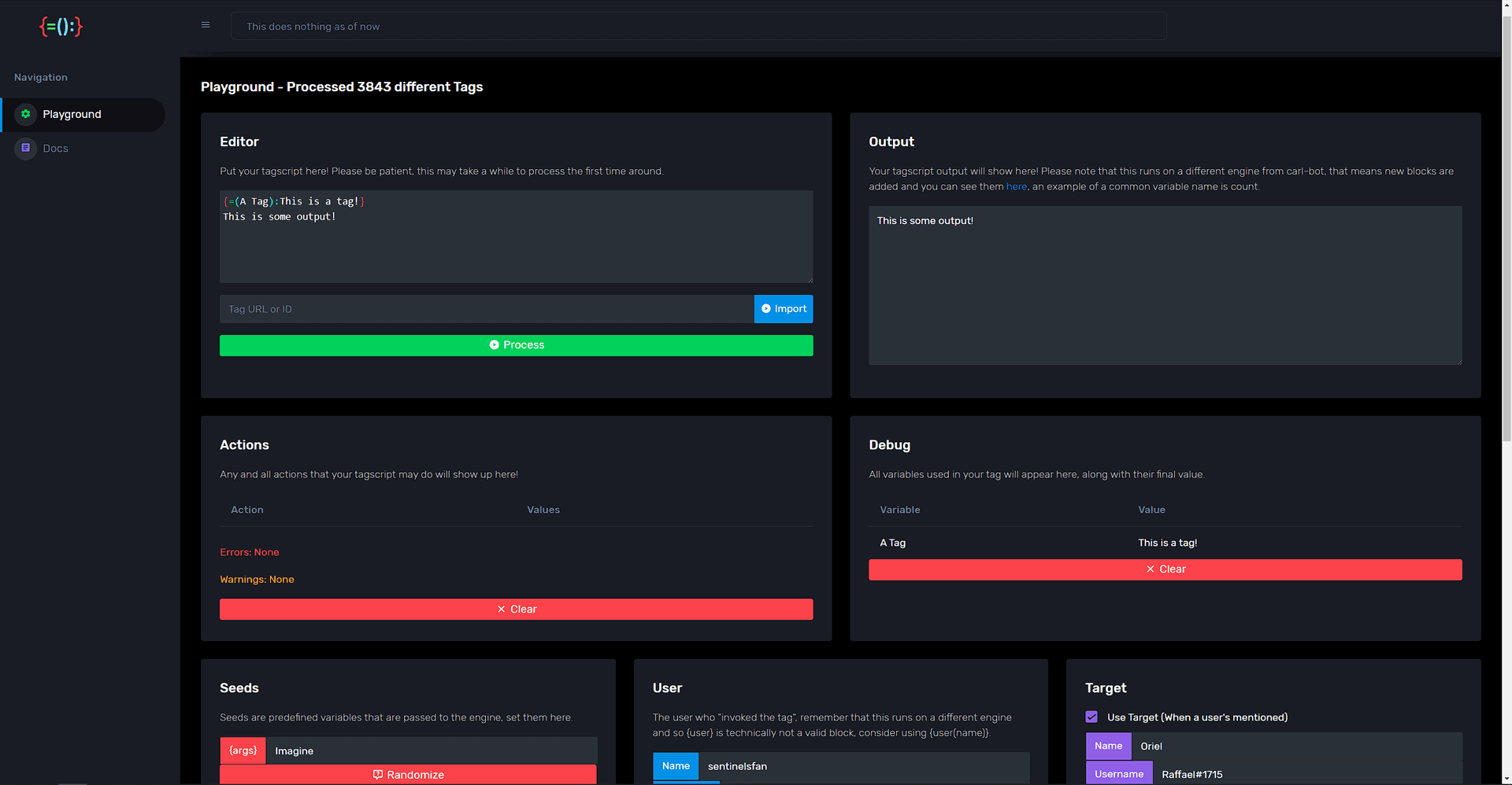 BTAGSCRIPT PLAYGROUND