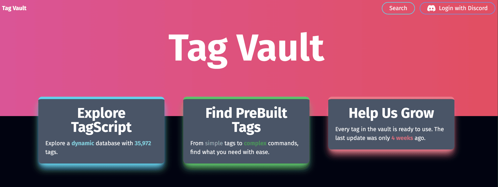 Tag Vault