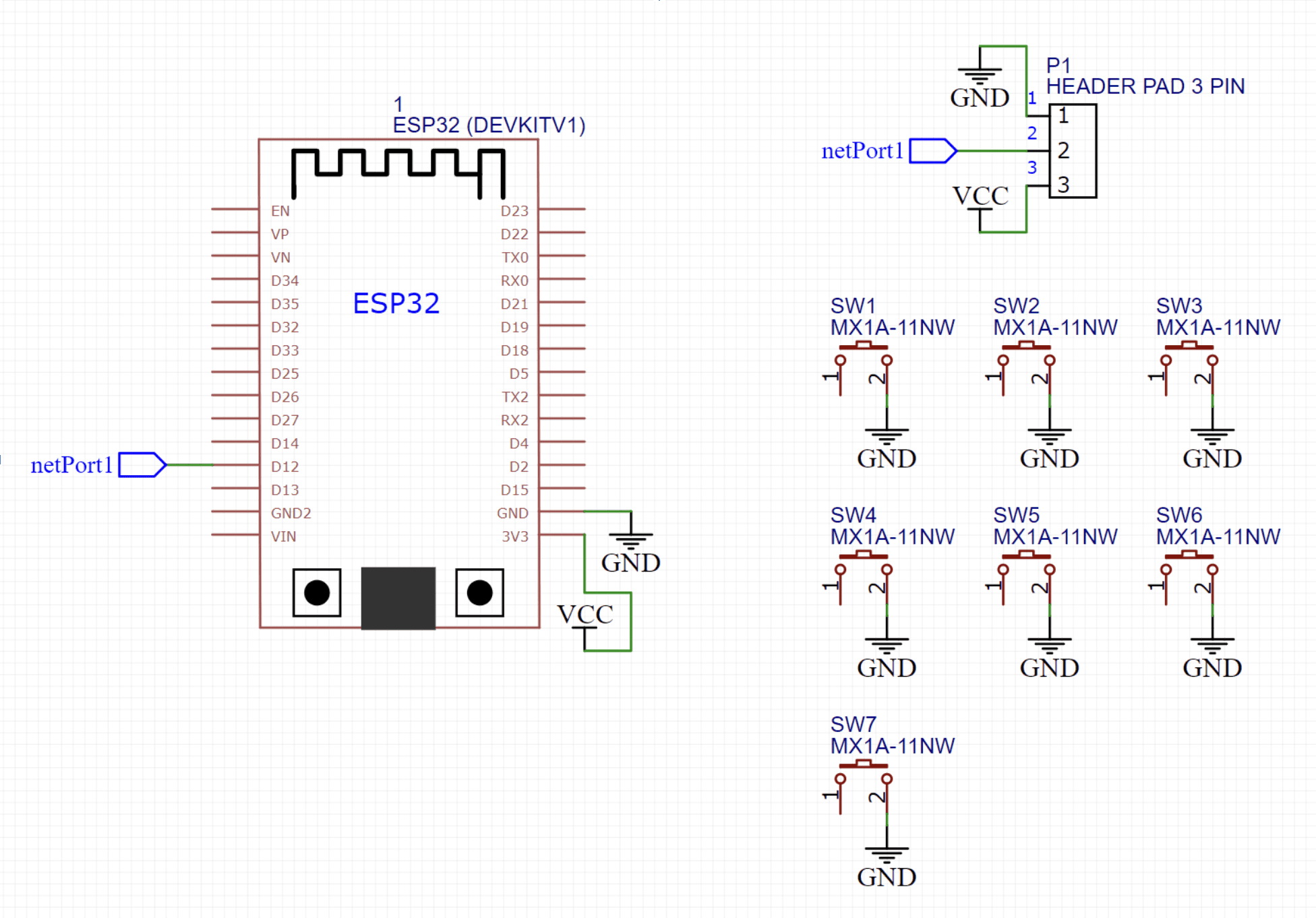 Early and final PCB design image.