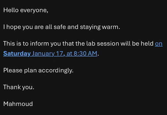 The Saturday Lab